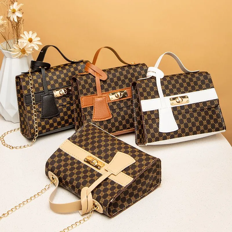 Set of Four Patterned Crossbody Bags