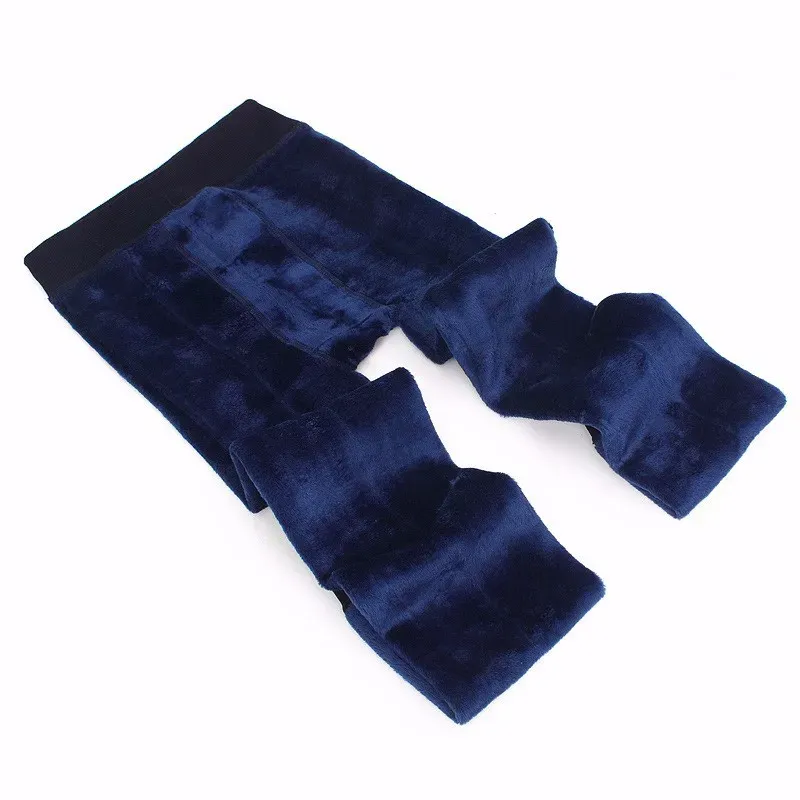 Plus Size Women's Warm Velvet Leggings - High Waist, Thick Winter Pants for Comfort and Style showcase 23
