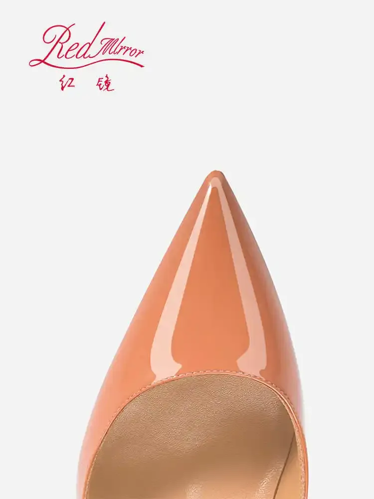 Elegant Women's Pointed Toe High Heel Pumps - Luxury Red Shiny Bottom Party Shoes for Ladies thumbnail 4