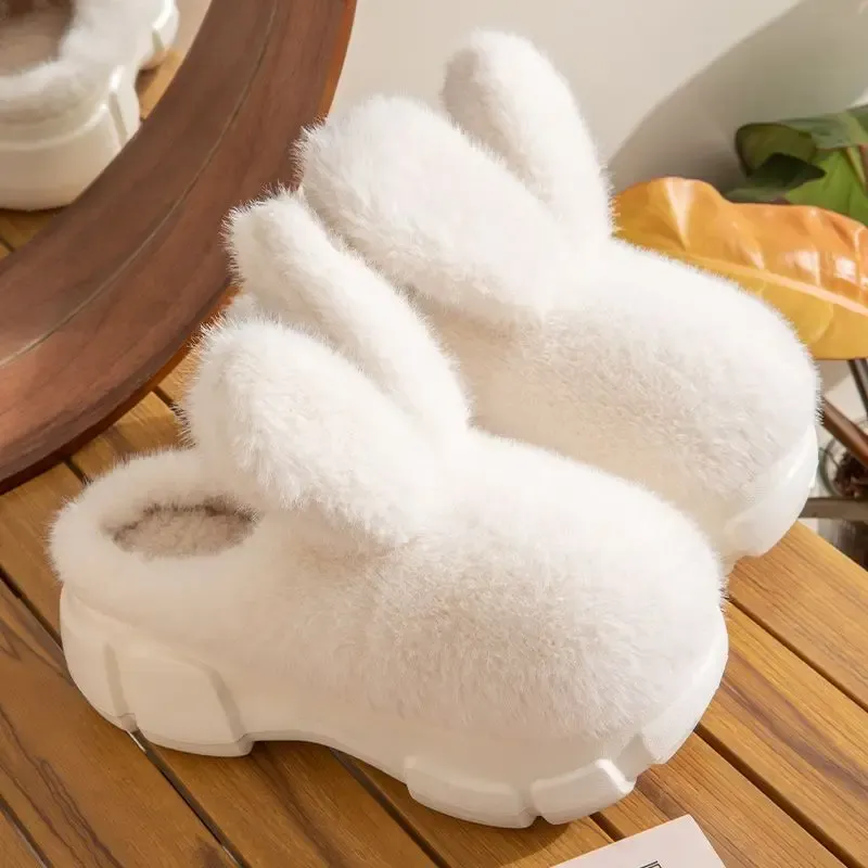 Women's Fluffy Cat Paw Slippers - Cozy Closed Heel Home Shoes, Warm Winter Slip-On Loafers with Animal Claw Design for Ultimate Comfort showcase 38