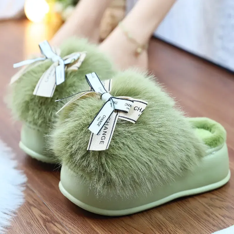 Women's Fluffy Cat Paw Slippers - Cozy Closed Heel Home Shoes, Warm Winter Slip-On Loafers with Animal Claw Design for Ultimate Comfort showcase 41