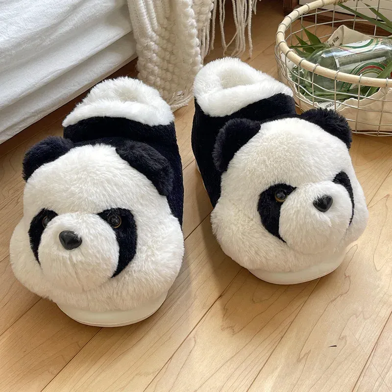 Women's Fluffy Cat Paw Slippers - Cozy Closed Heel Home Shoes, Warm Winter Slip-On Loafers with Animal Claw Design for Ultimate Comfort showcase 34