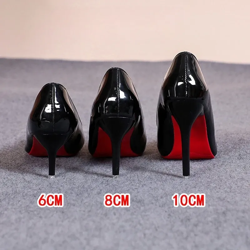 Sexy Red Bottom Stiletto High Heels for Women - Pointed Toe Fashion Pumps for Parties, Weddings, and Special Occasions - Available in Big Sizes thumbnail 1