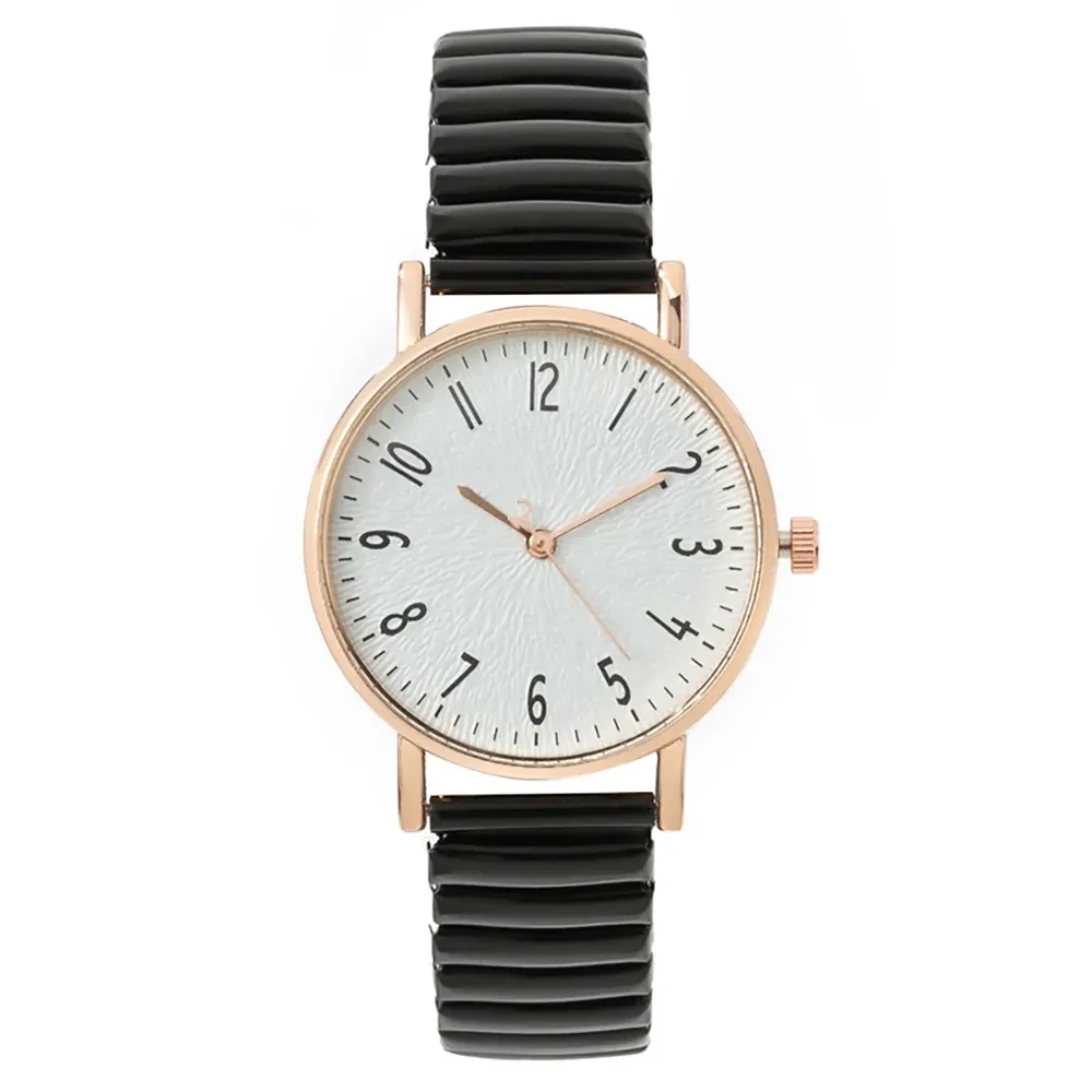 Women's Casual Stainless Steel Stretch Band Digital Watch - Simple Minimalist Design, Buckleless Strap, Dress & Sporty Style showcase 9