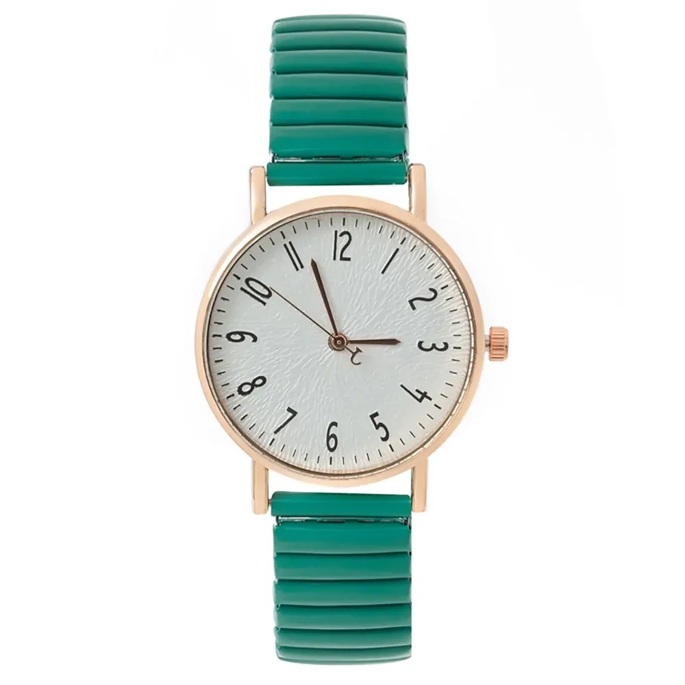 Women's Casual Stainless Steel Stretch Band Digital Watch - Simple Minimalist Design, Buckleless Strap, Dress & Sporty Style showcase 13