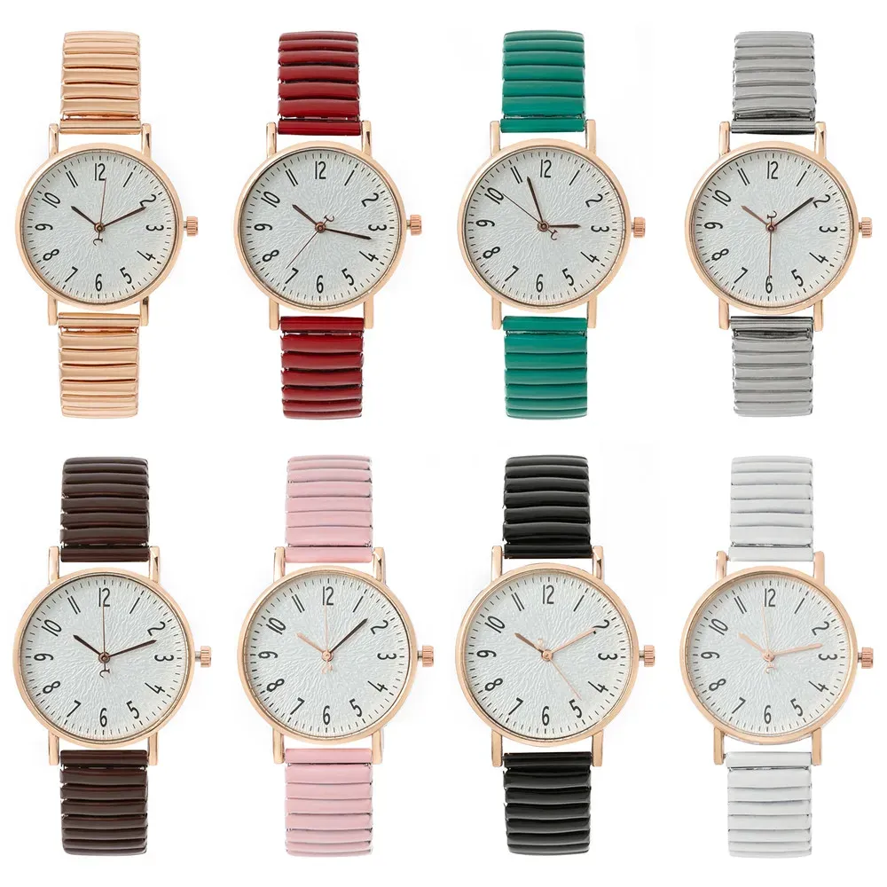 Women's Casual Stainless Steel Stretch Band Digital Watch - Simple Minimalist Design, Buckleless Strap, Dress & Sporty Style showcase 6