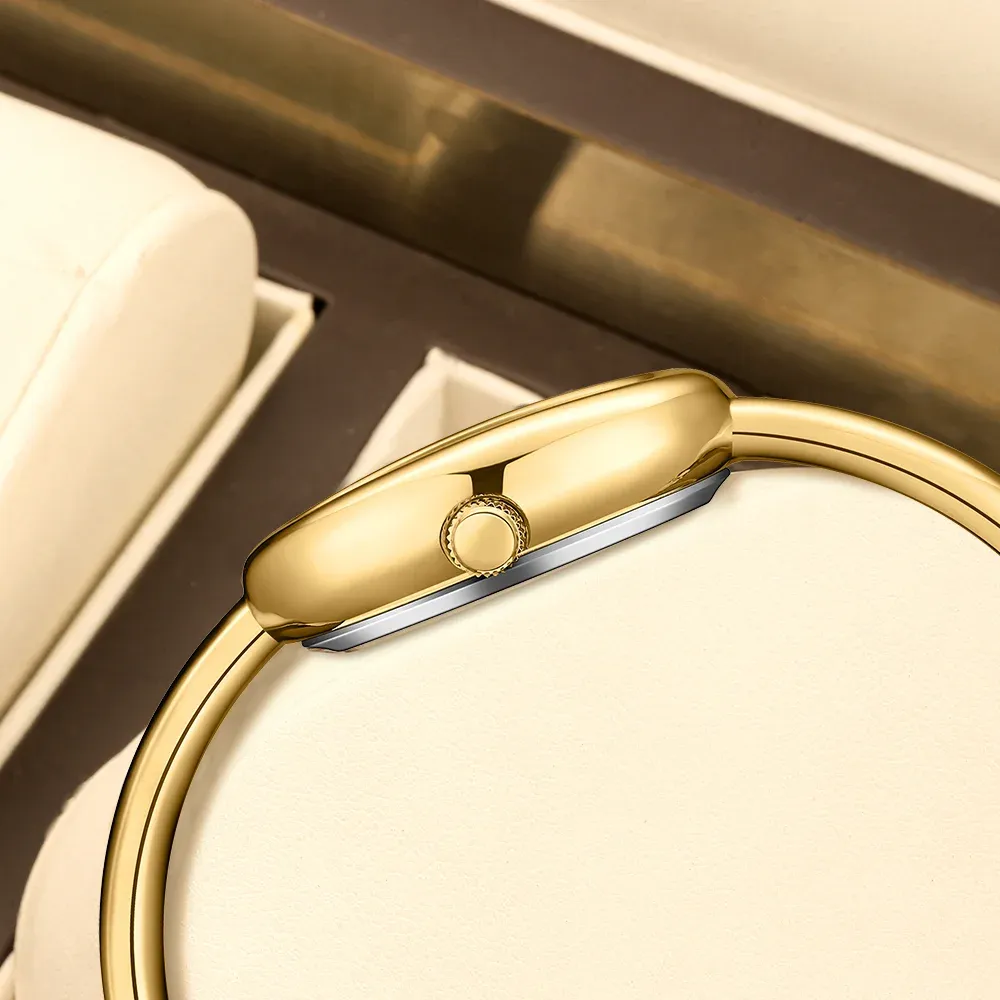 YaLaLuSi Women's Oval Dial Bracelet Watch - Water-Resistant Quartz Movement, Retro Roman Numerals, Alloy Band, Elegant & Casual Style, Perfect Gift for Her showcase 2