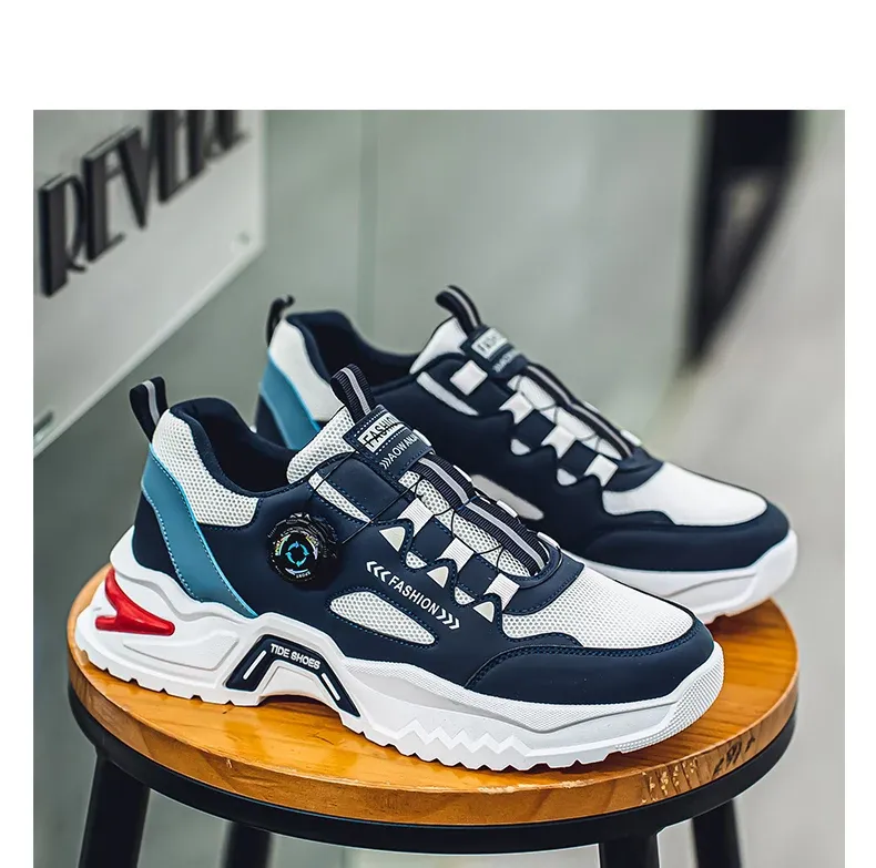 Men's Korean Fashion Sneakers: Casual Sports Shoes, Soft Sole, Non-Slip Outdoor Running Shoes for All Seasons, Student Style showcase 20