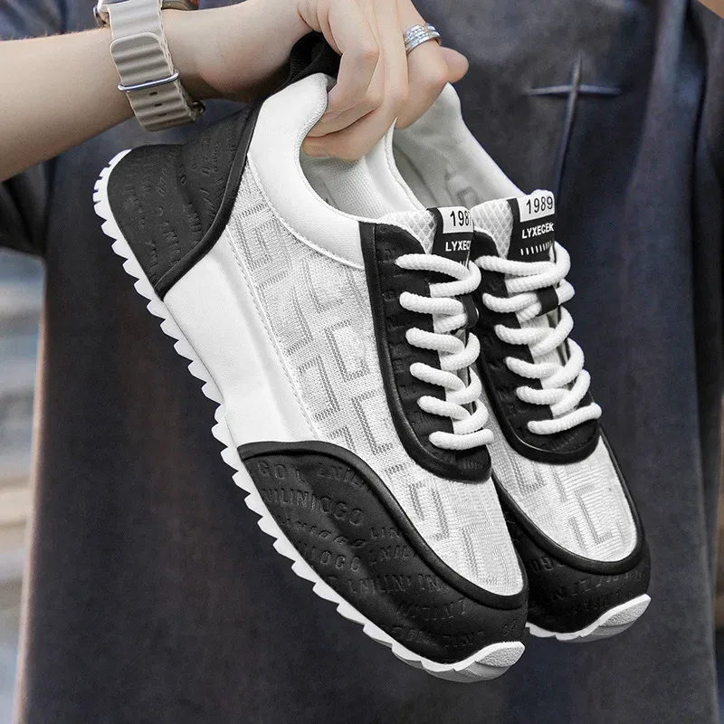 Men's Lightweight Non-Slip Breathable Running Shoes - Fashionable & Versatile Casual Sports Sneakers for 2026 thumbnail 5