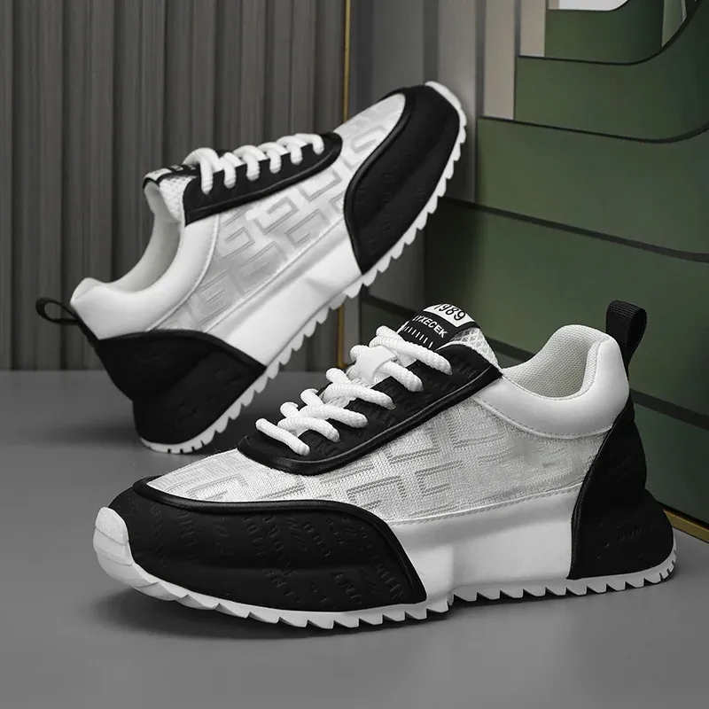Men's Lightweight Non-Slip Breathable Running Shoes - Fashionable & Versatile Casual Sports Sneakers for 2026 thumbnail 2