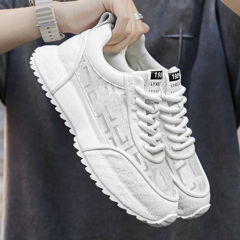 Men's Lightweight Non-Slip Breathable Running Shoes - Fashionable & Versatile Casual Sports Sneakers for 2026 thumbnail 6