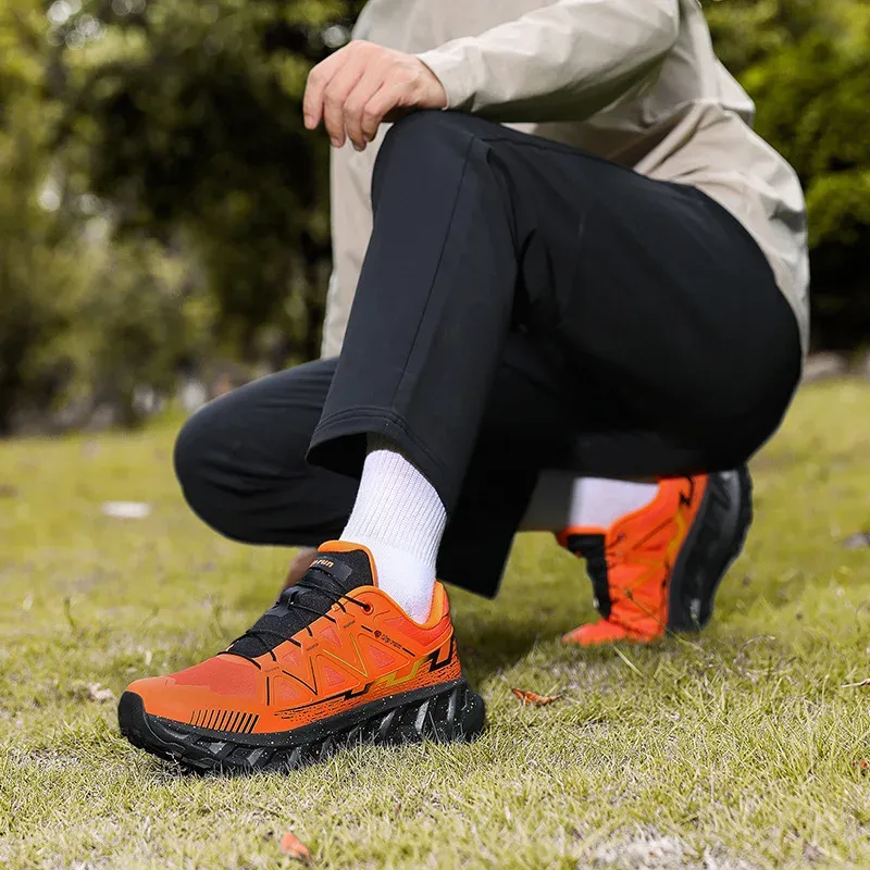 Men's Lightweight Running Shoes - Breathable Mesh, Shock Absorption, All-Season Outdoor Sports Sneakers for Spring, Autumn, Winter - Image 3
