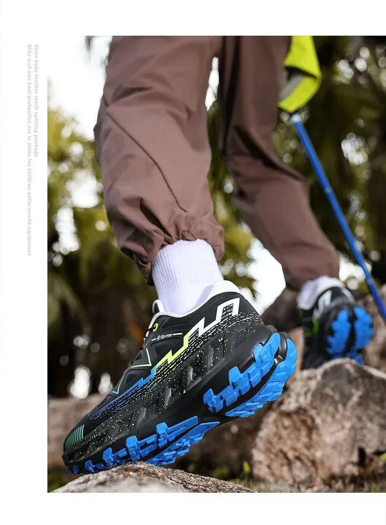 Men's Lightweight Running Shoes - Breathable Mesh, Shock Absorption, All-Season Outdoor Sports Sneakers for Spring, Autumn, Winter showcase 13