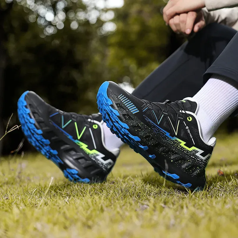 Men's Lightweight Running Shoes - Breathable Mesh, Shock Absorption, All-Season Outdoor Sports Sneakers for Spring, Autumn, Winter - Image 4