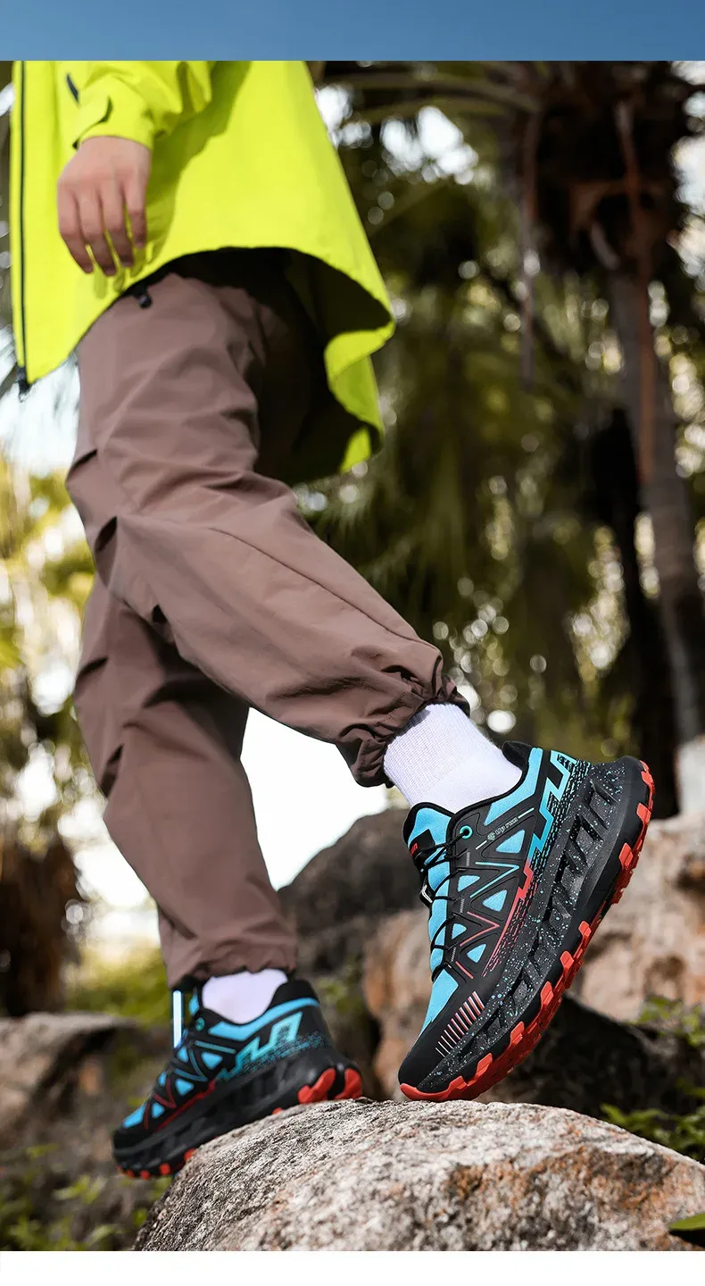 Men's Lightweight Running Shoes - Breathable Mesh, Shock Absorption, All-Season Outdoor Sports Sneakers for Spring, Autumn, Winter showcase 8