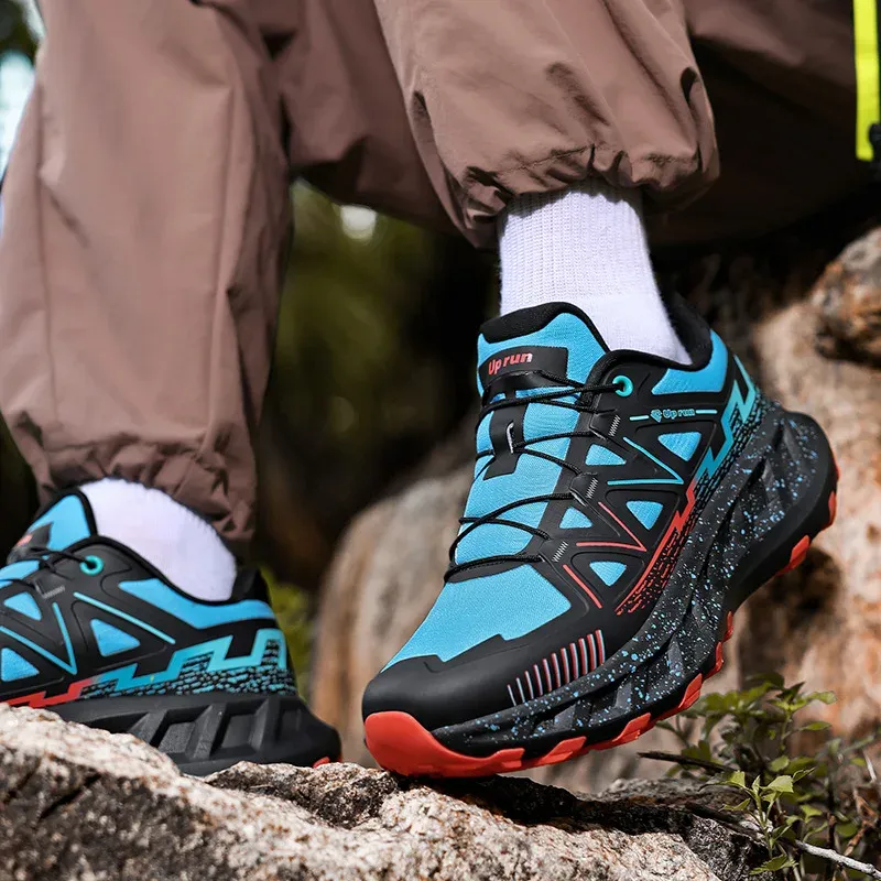 Men's Lightweight Running Shoes - Breathable Mesh, Shock Absorption, All-Season Outdoor Sports Sneakers for Spring, Autumn, Winter - Image 2