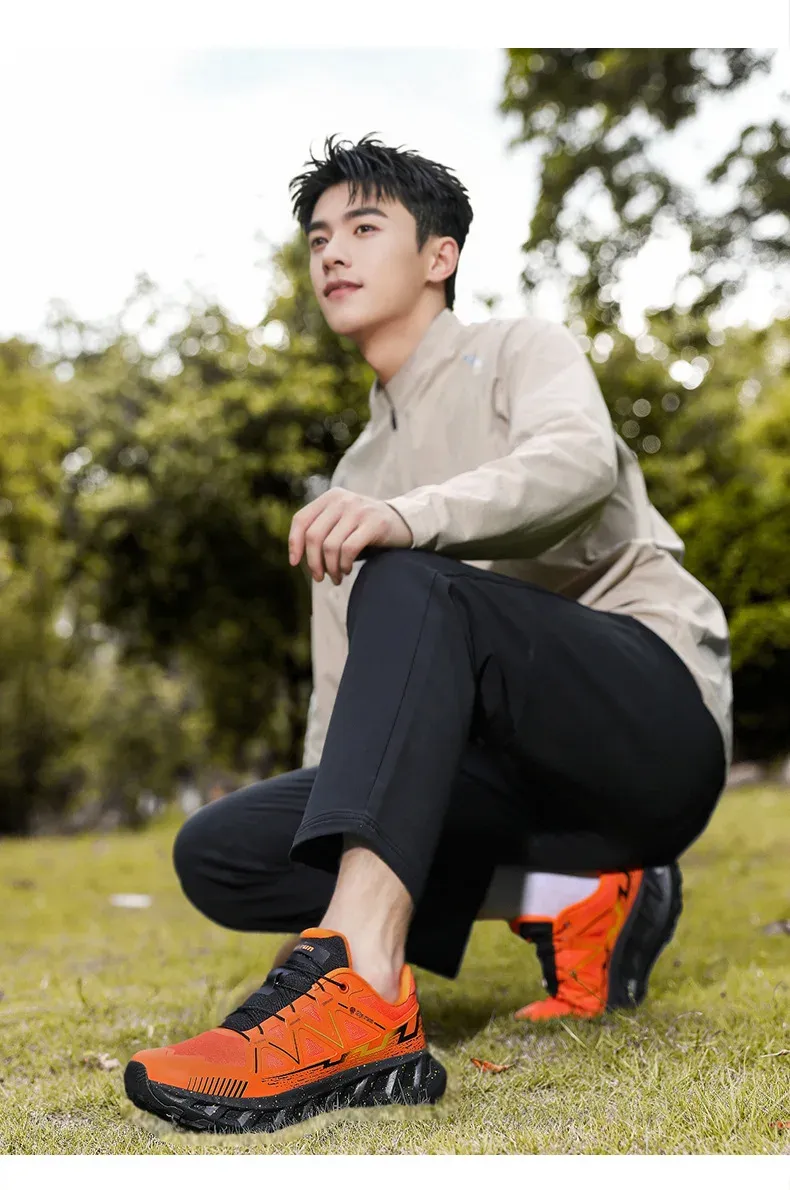 Men's Lightweight Running Shoes - Breathable Mesh, Shock Absorption, All-Season Outdoor Sports Sneakers for Spring, Autumn, Winter showcase 14