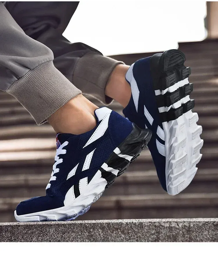 Men's Breathable Running Shoes - Wear-Resistant Cushioning Fitness Sneakers for Outdoor Sports, Sizes 46-48 showcase 19