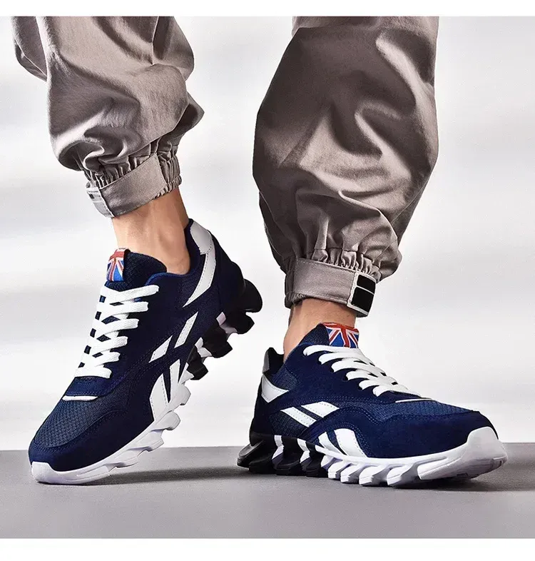 Men's Breathable Running Shoes - Wear-Resistant Cushioning Fitness Sneakers for Outdoor Sports, Sizes 46-48 showcase 20