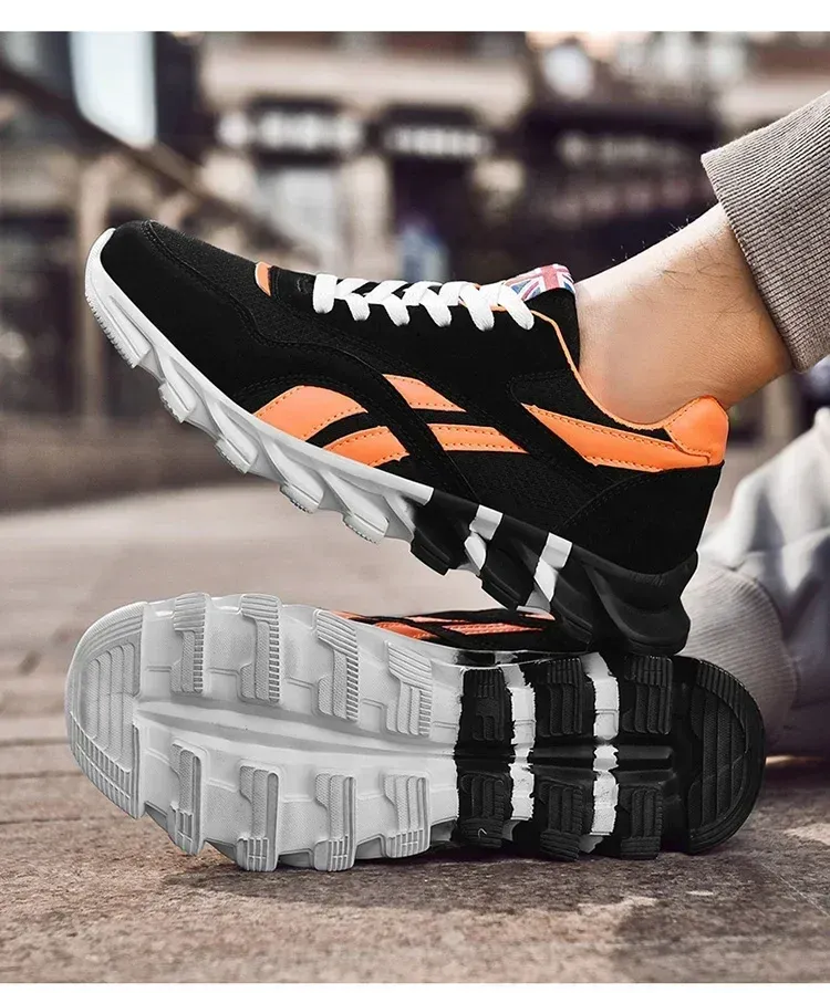 Men's Breathable Running Shoes - Wear-Resistant Cushioning Fitness Sneakers for Outdoor Sports, Sizes 46-48 showcase 4
