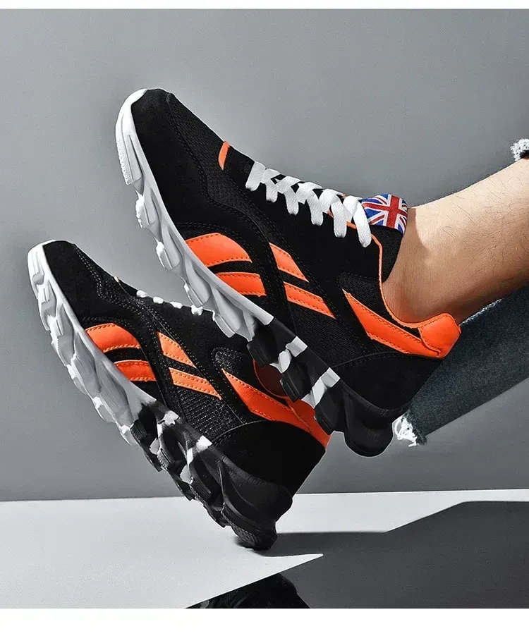 Men's Breathable Running Shoes - Wear-Resistant Cushioning Fitness Sneakers for Outdoor Sports, Sizes 46-48 showcase 17