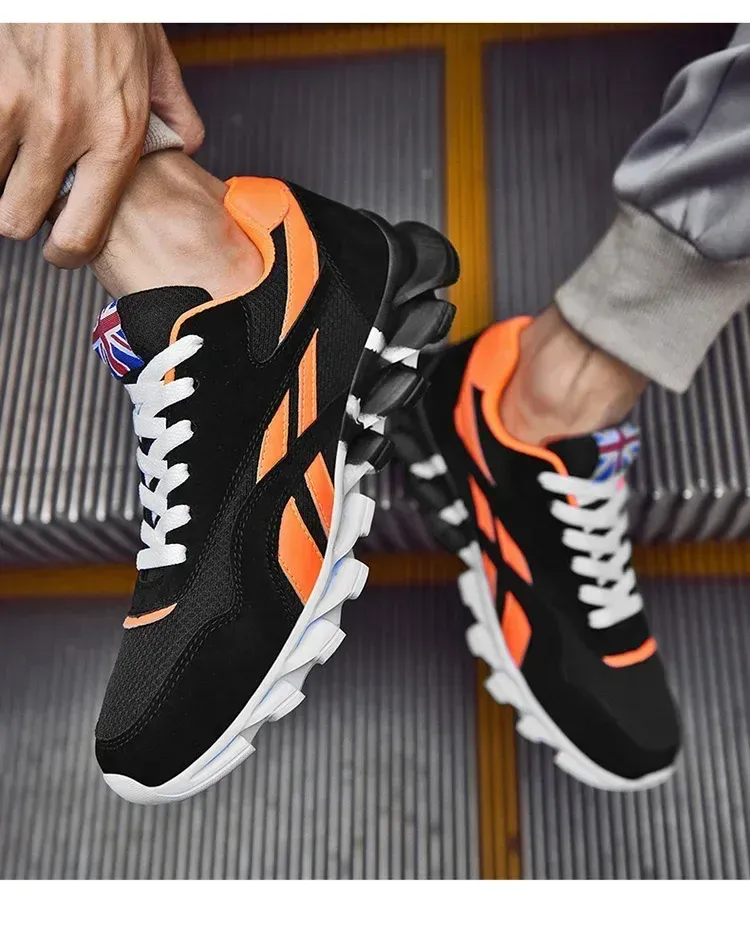 Men's Breathable Running Shoes - Wear-Resistant Cushioning Fitness Sneakers for Outdoor Sports, Sizes 46-48 showcase 16