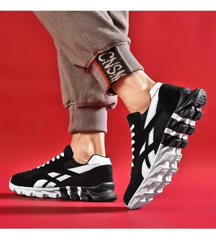 Men's Breathable Running Shoes - Wear-Resistant Cushioning Fitness Sneakers for Outdoor Sports, Sizes 46-48 showcase 14