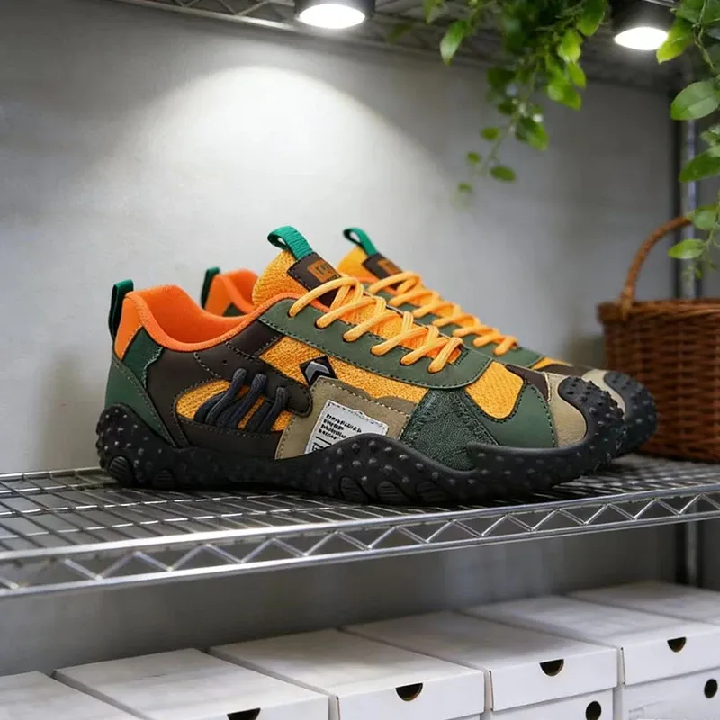 Men's Breathable Casual Sneakers for Outdoor Sports, Running, Hiking, and Tennis - Comfortable Soft Sole Male Shoes