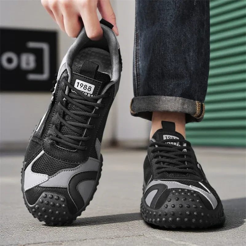 Men's Breathable Casual Sneakers for Outdoor Sports, Running, Hiking, and Tennis - Comfortable Soft Sole Male Shoes - Image 5