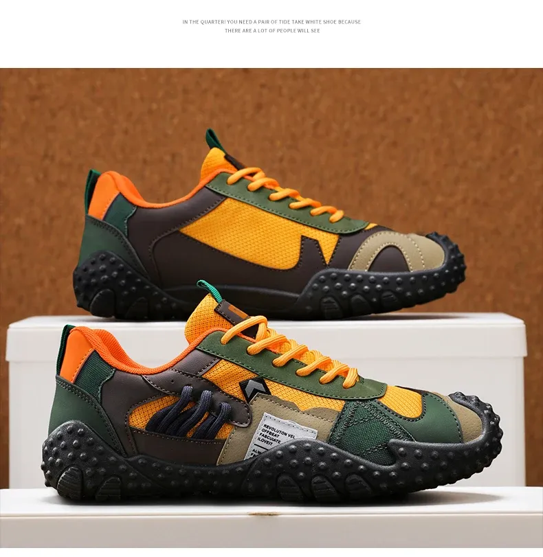 Men's Breathable Casual Sneakers for Outdoor Sports, Running, Hiking, and Tennis - Comfortable Soft Sole Male Shoes showcase 18