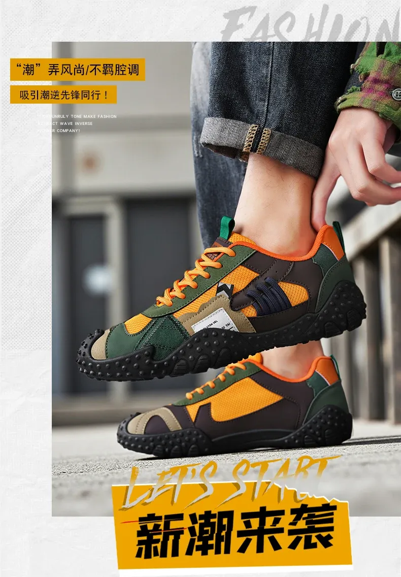 Men's Breathable Casual Sneakers for Outdoor Sports, Running, Hiking, and Tennis - Comfortable Soft Sole Male Shoes showcase 6