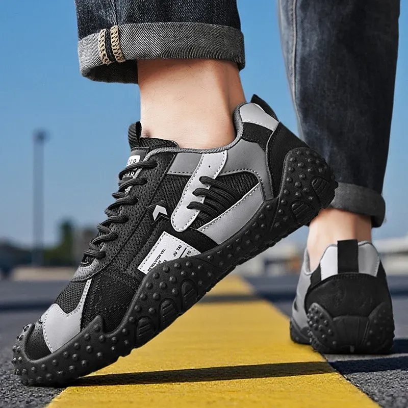 Men's Breathable Casual Sneakers for Outdoor Sports, Running, Hiking, and Tennis - Comfortable Soft Sole Male Shoes - Image 6