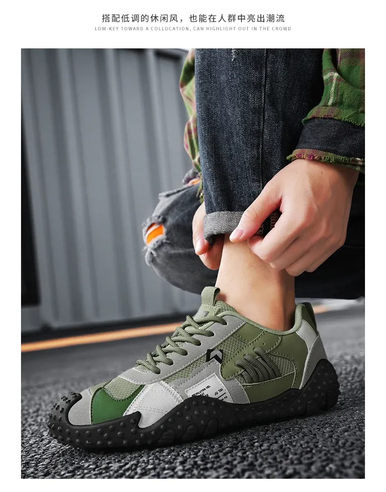 Men's Breathable Casual Sneakers for Outdoor Sports, Running, Hiking, and Tennis - Comfortable Soft Sole Male Shoes showcase 15