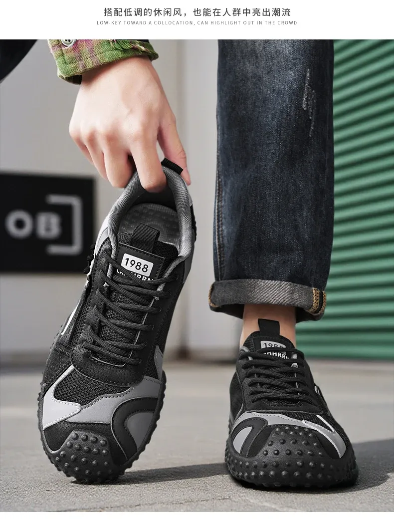 Men's Breathable Casual Sneakers for Outdoor Sports, Running, Hiking, and Tennis - Comfortable Soft Sole Male Shoes showcase 17