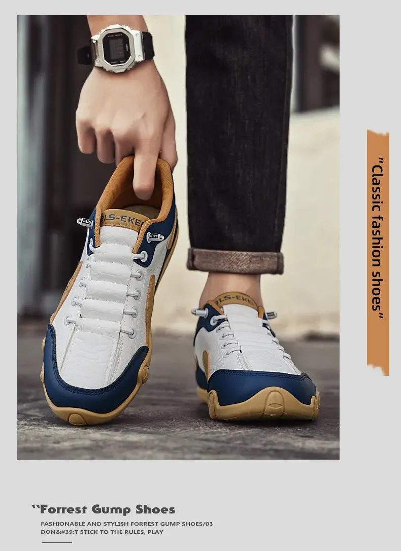 Men's Lightweight Casual Sneakers - Breathable Soft-Sole Outdoor Walking & Running Shoes for Spring/Summer Fashion showcase 6