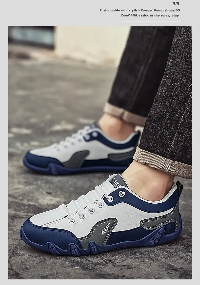 Men's Lightweight Casual Sneakers - Breathable Soft-Sole Outdoor Walking & Running Shoes for Spring/Summer Fashion showcase 10
