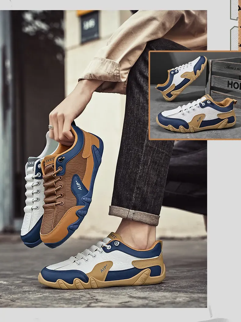 Men's Lightweight Casual Sneakers - Breathable Soft-Sole Outdoor Walking & Running Shoes for Spring/Summer Fashion showcase 2
