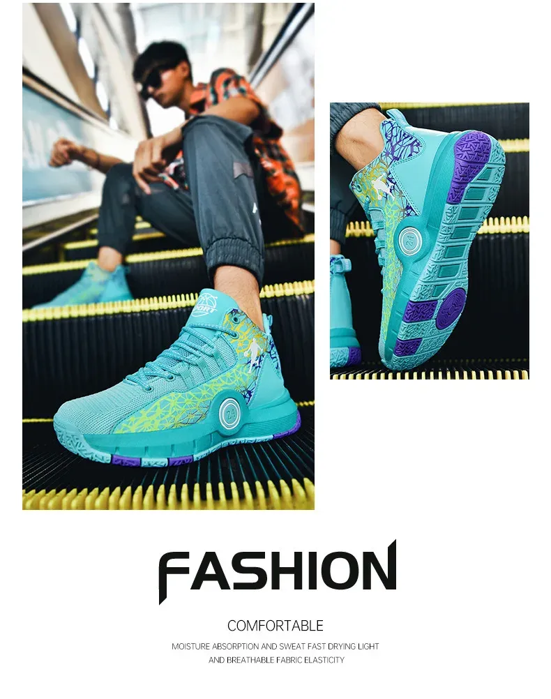 Breathable Kobe Basketball Shoes for Men: Lightweight, Quick-Dry, Wear-Resistant Summer Sports & Casual Footwear showcase 11
