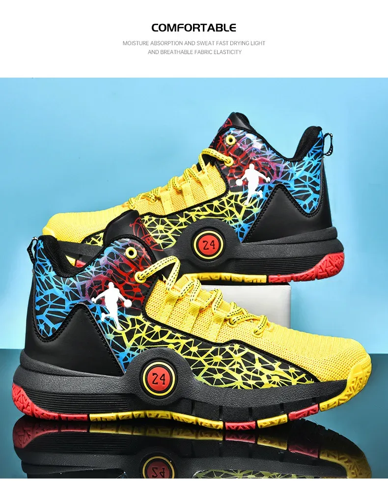 Breathable Kobe Basketball Shoes for Men: Lightweight, Quick-Dry, Wear-Resistant Summer Sports & Casual Footwear showcase 20