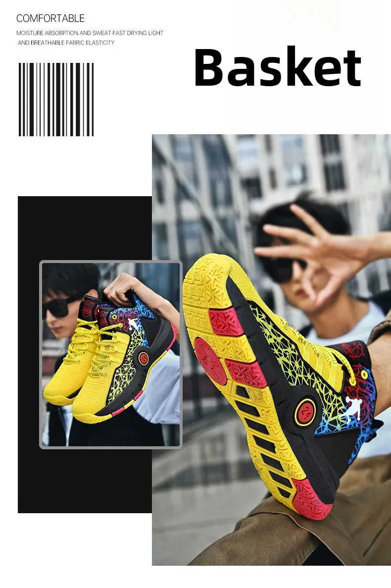 Breathable Kobe Basketball Shoes for Men: Lightweight, Quick-Dry, Wear-Resistant Summer Sports & Casual Footwear showcase 19