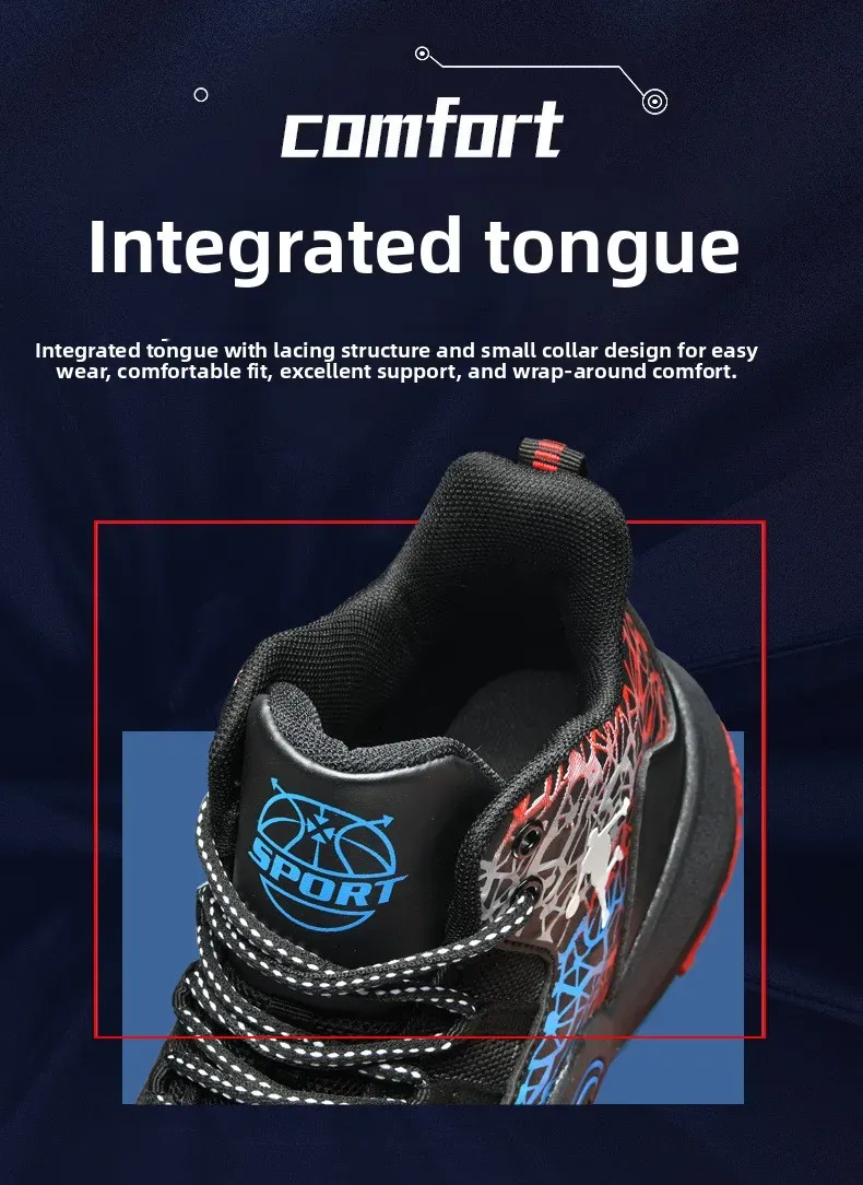 Breathable Kobe Basketball Shoes for Men: Lightweight, Quick-Dry, Wear-Resistant Summer Sports & Casual Footwear showcase 7