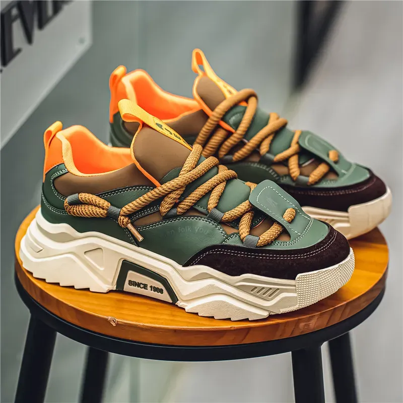 Men's Casual Sneakers 2025 Spring Fashion Versatile Low-Top Skateboard Shoes for Outdoor Sports - Image 4