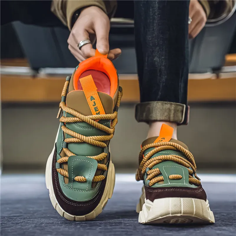 Men's Casual Sneakers 2025 Spring Fashion Versatile Low-Top Skateboard Shoes for Outdoor Sports - Image 5
