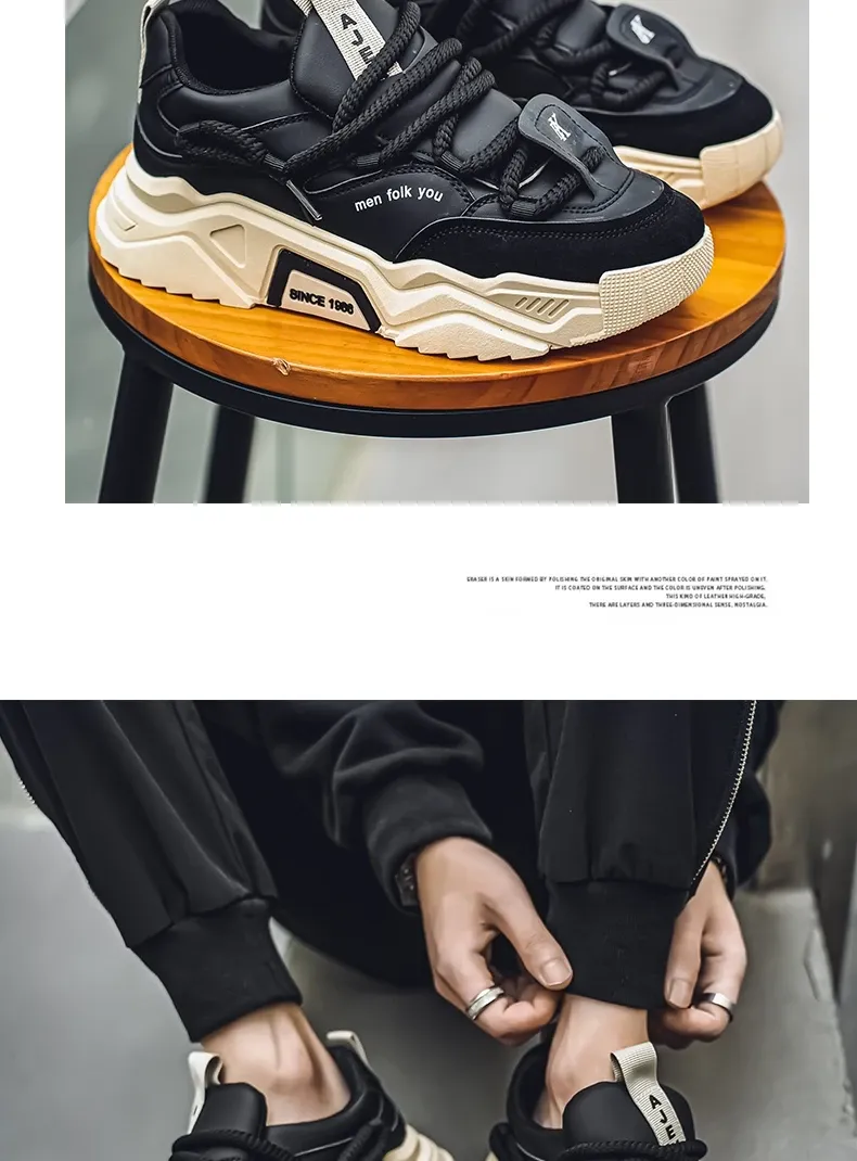 Men's Casual Sneakers 2025 Spring Fashion Versatile Low-Top Skateboard Shoes for Outdoor Sports showcase 19