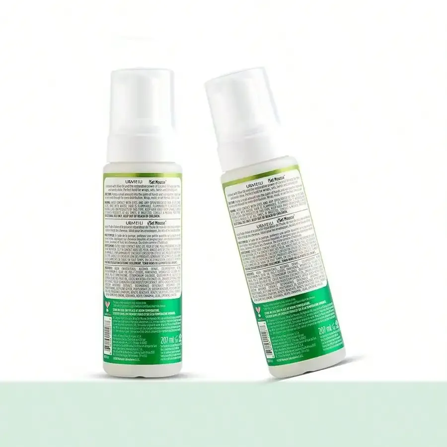 Strong Hold Curly Hair Mousse for Wigs & Natural Hair - Anti-Frizz Styling Foam with Olive Oil, 207ml, Women's Hair Styling Essential - Image 6