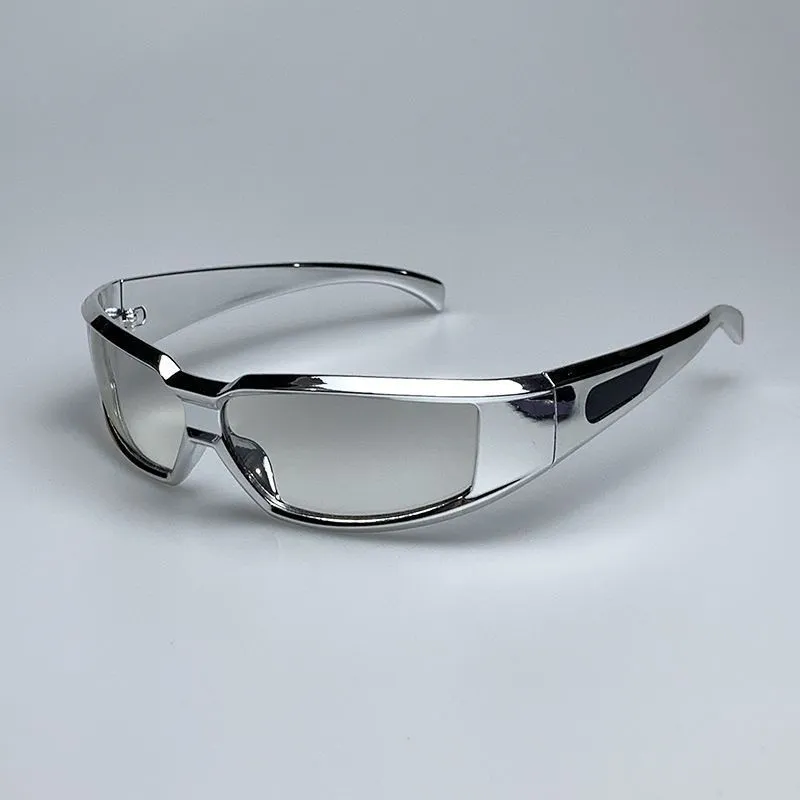 Chrome Futuristic Sunglasses