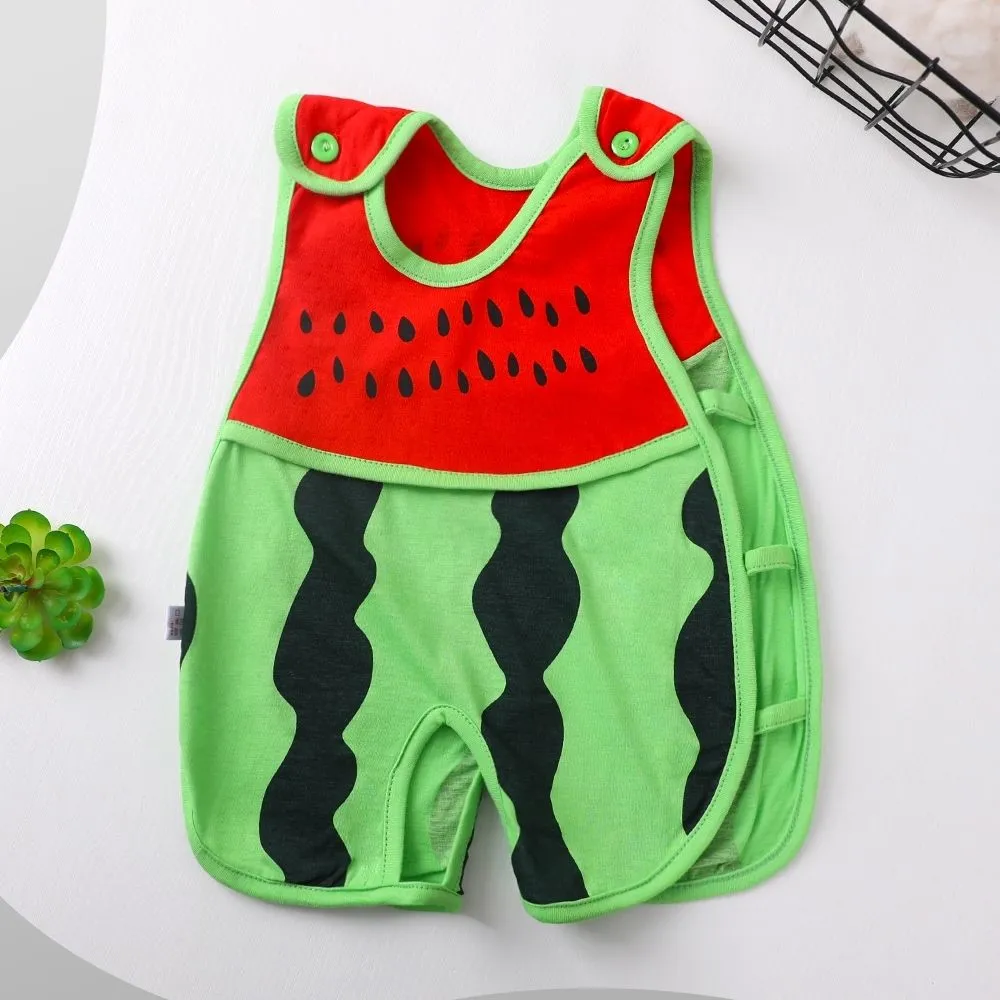Watermelon Baby Bib Romper