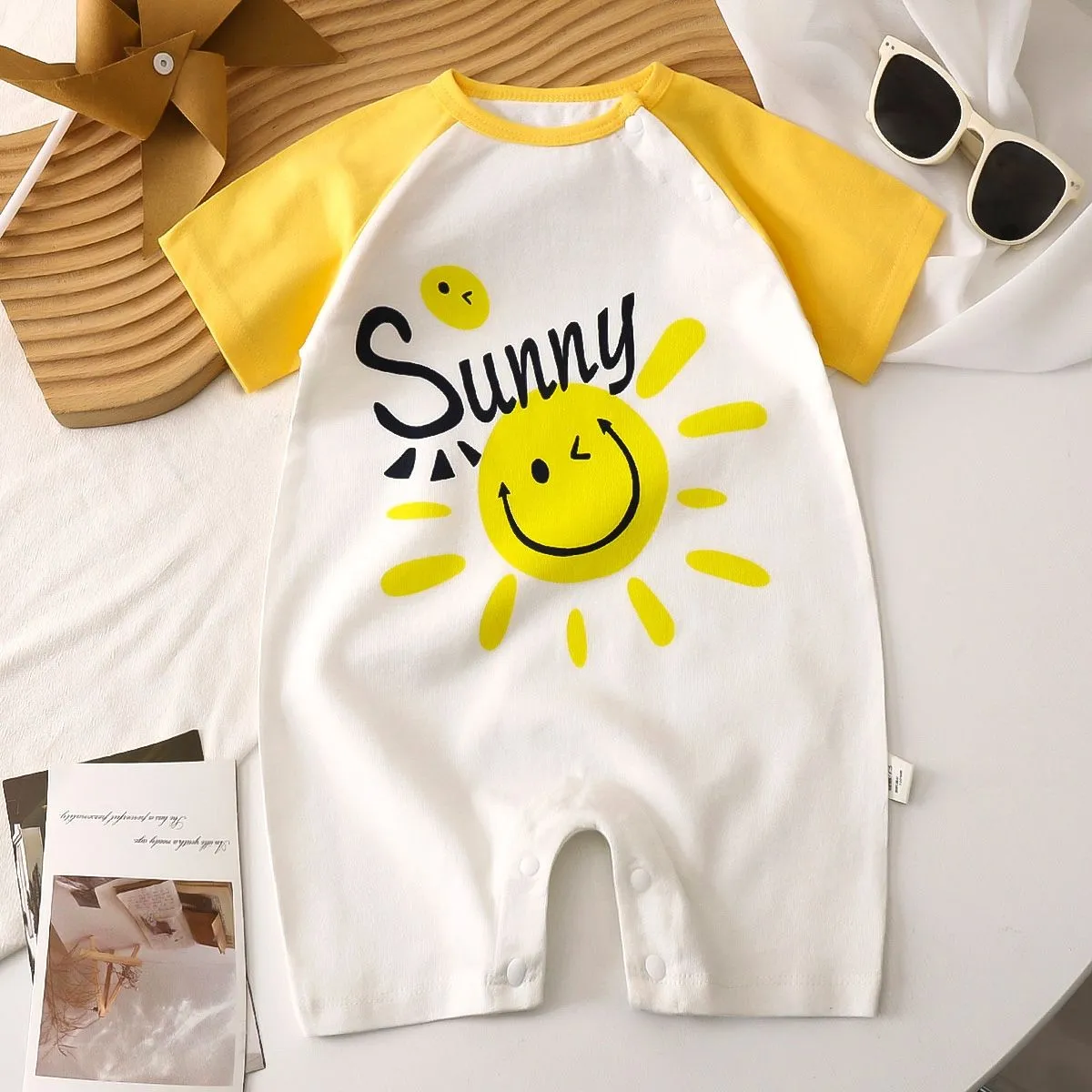 Baby Yellow Sun Romper