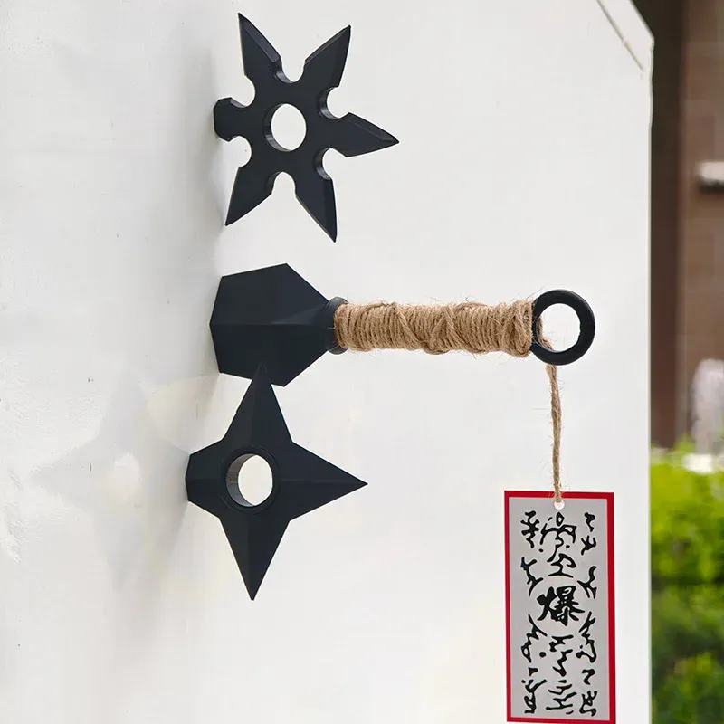 Anime Naruto Kunai Shuriken Fridge Magnet Toy - PVC Cartoon Cosplay Prop Decoration for Refrigerators, Ideal Gift for Adults & Children thumbnail 4