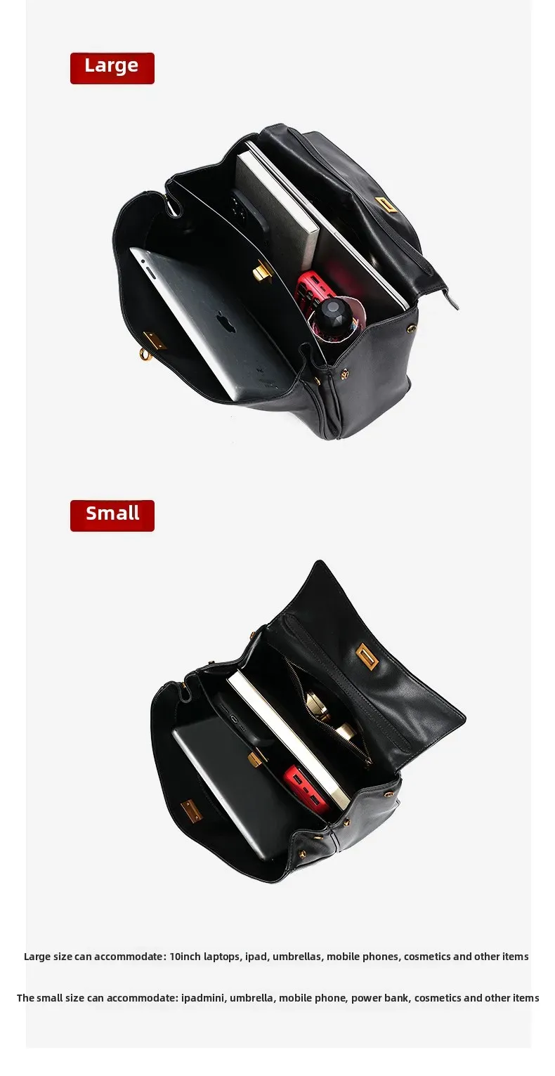 Rodeobag Large Capacity Genuine Leather Women's Underarm Bag with Advanced Lock - Fashionable & Versatile for Daily Use showcase 8